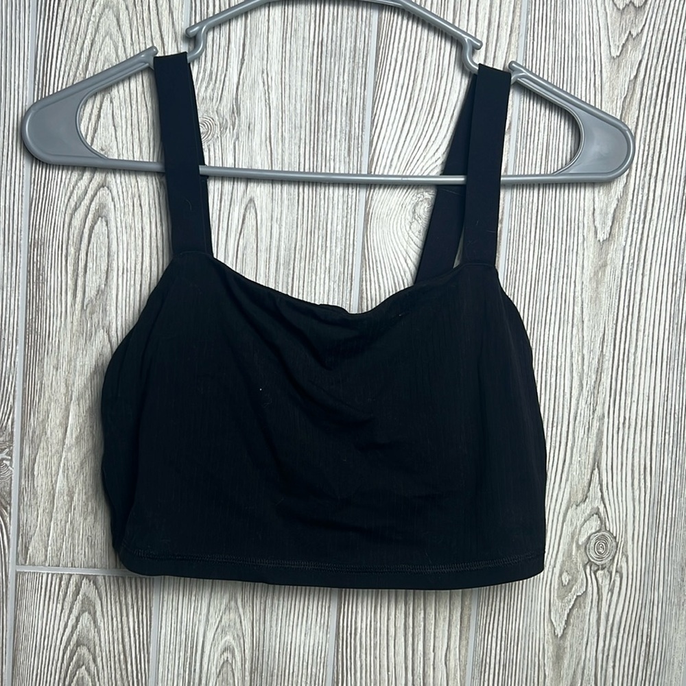 OFFLINE by Aerie Real Me Recharge Least Support Bra Size Medium Black